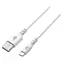 TB Touch 1 m bílá / Datový kabel / USB-A (M) - USB-C (M) / Kulatý