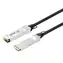 Intellinet QSFP+ DAC Twinax kabel 1 m / Kabel / QSFP+ - QSFP+ / 40 Gbps / Černá, stříbrná