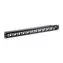Equip 19" FTP černá / Patch panel / 24x Keystone / 1U / LSA-110