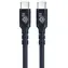 TB Touch Kabel USB-C - USB-C 1m černý / Power Delivery 60W / USB 2.0 / Jelly