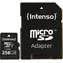 INTENSO 256 GB / Paměťová karta / microSDXC / UHS-I U1 Class 10 / SD adaptér / čtení 45 MB/s, zápis 10 MB/s