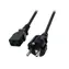 EFB Schuko - IEC C19 černá / Napájecí kabel / 1,8 m / 16 A / 250 V VDE