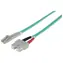 Intellinet modrá / Optický kabel LC/SC / Multimode OM3 / 1 m / LSZH plášť