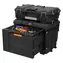 Keter ROC Pro Gear 2.0 XL grafitová / Box na nářadí se zásuvkou / 26 l / 56,5 x 37,5 x 41,3 cm