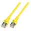 EFB Cat5e SF/UTP žlutá / Patch kabel / 5 m / RJ-45 / PVC