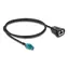 Delock / Kabel / HSD Z - RJ-45 / 1 m / černá, modrá / 100 Ohm