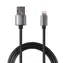 2GO Luxury / Nabíjecí a datový kabel / USB - Lightning / kovové konektory / 1 m