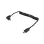 Equip černá / Kabel USB-C na USB-C / USB 2.0 / 90° spirálový / 1 m