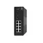 LevelOne Hilbert IGS-2110P / Průmyslový PoE switch / 8x GE PoE+ / 2x SFP / 110 W / DIN