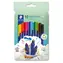 Staedtler Triplus 323 / Fix / 10 barev / vypratelný inkoust