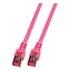 EFB CAT6 S/FTP 1,5m fialová / Patch kabel / RJ45-RJ45 / LSZH / 250 MHz / 5000 Mbit/s