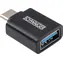 Schwaiger USB-C na USB-A černá / Adaptér / USB 3.2 Gen 1