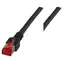 EFB CAT6 S/FTP 1,5m černá / Patch kabel / RJ45-RJ45 / LSZH / 250 MHz / 1000 Mbit/s