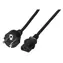 EFB Schuko - C13 / Napájecí kabel / 2 m / černá / 10 A / 250 V