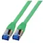 EFB S/FTP CAT6A 0,5 m zelená / Patch kabel / RJ45-RJ45 / 10Gbit