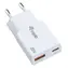 Equip Slim GaN bílá / Nabíječka / 20 W / USB-C PD 3.0 + USB-A / 2 porty