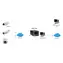 LevelOne NVR-1204 / NVR rekordér / pro 4 kamery / až 4 MPx / HDMI / 2x HDD / LAN