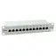 Equip 326523 šedá / Patch panel / 10" / 12x RJ45 / Cat6a stíněný / 1U