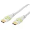 Techly ICOC-HDMI-4-020WH bílá / HDMI kabel s Ethernetem / 4096x2160 px / 18 Gbit/s / 2 m