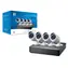 LevelOne DSK-8001 bílá / Kamerový set / 8kanálový rekordér / 4x kamera 2 MP / IP66 / IR 30 m