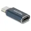 DeLock USB-C 2.0 (M) - Lightning (F) antracitová / Adaptér / PD 3.0 35 W / 0,48 Gbit/s