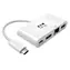 Eaton Tripp Lite U444-06N-HGU-C bílá / Multiportový adaptér / USB-C / HDMI / USB 3.0 / RJ45 / PD 60W