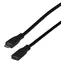EFB USB-C 3.2 Gen2 / Prodlužovací kabel / M/F / 10 Gbit/s / 0,2 m / černá
