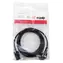Equip CEE 7/7 90° - C13 černý / Napájecí kabel / 3 m / 250 V / 10 A