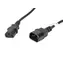 Lanberg CA-C13E-11CC-0050-BK černá / Prodlužovací napájecí kabel / C13-C14 / 5 m / VDE