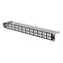 Lanberg černá / Patch panel pro keystone / 48 portů / neosazený / 1U / 19"