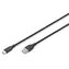 Digitus USB-C - USB-A černá / USB kabel / Silikonový / 0,5 m / USB 2.0 / Power Delivery 60W