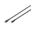 Digitus černá / Nabíjecí a datový kabel / USB-A - Lightning / MFI / 0,5 m / 60 W