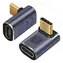 Techly IADAP USB4C-40G šedá / Redukce USB-C - USB-C / USB4 / 40 Gb/s / 8K 60Hz