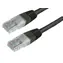 MediaRange Cat6 S/FTP 1 m černá / Patch kabel / RJ-45 konektory / pozlacené kontakty