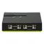 LevelOne KVM-0222 černá / KVM switch / 2 porty / USB / VGA / 2048x1536