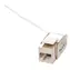 Lindy Cat6 bílá / Keystone modul / STP / beznástrojový