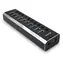 Lindy 10 Port USB 3.0 Hub černá / Rozbočovač / vypínače portů / napájecí adaptér 12V/3A