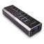 Lindy USB 3.0 hub 4 porty černá / USB hub / 3x rychlonabíjecí port / Quick Charge 3.0 / s napájecím adaptérem