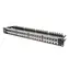 Digitus Patch panel 48 portů černý / Patch panel / 19" / 1U / stíněný / Cat6a