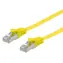 Equip Cat6A Flat 10m žlutá / Patch kabel / U/FTP / RJ45-RJ45 / LSZH