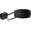 Schwaiger černá / Telefonní prodlužovací kabel / RJ-11 - RJ-11 / 10 m