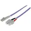 Intellinet fialová / Optický kabel / LC/SC / Multimode OM4 / 3 m
