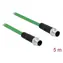 Delock 85920 / Síťový kabel / M12 5 m / 4 pin / kódování D / (M) - (M) / TPU