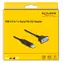 DeLock USB-A na Sériový DB9 RS-232 / Adaptér / FTDI FT232R / 0,5 m / DB9 zásuvka