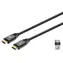 Manhattan Ultra High Speed černá / HDMI kabel / HDMI (M) - HDMI (M) / 1 m / Ethernet / 48 Gbit/s / HDCP 2.3