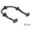 Delock 0,4 m / Napájecí kabel SATA / SATA 15-pin > 4x SATA 15-pin / černý