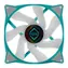 Iceberg Thermal IceGALE ARGB tyrkysová / Ventilátor / 140 mm / Kuličkové ložisko / 1600 RPM / 96 CFM / 4-Pin PWM