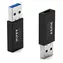 Port 900154 černá / Adaptér / USB-A (M) na USB-C (F) / 2 ks
