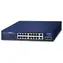 Planet PoE switch 16-port GE 802.3at / Switch / Unmanaged / 2x GE + 2x SFP uplink / 185W / 19" rack