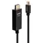 Lindy Mini DisplayPort na HDMI černá / Aktivní adaptér / 1 m / 4K 60Hz / HDR